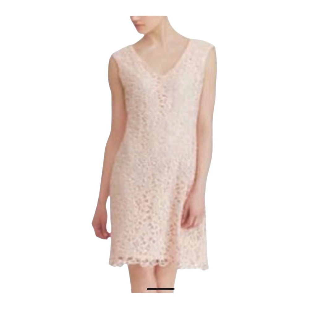 Lauren Ralph Lauren Lace/Crochet Dress Pink Rose Size 6